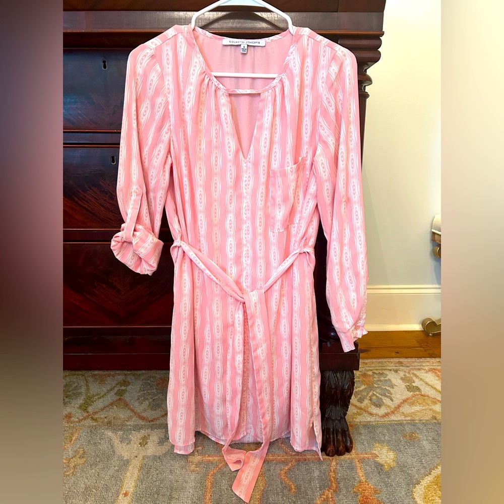 Collective Concepts Blush Patterned Dress